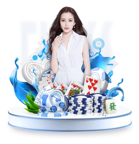Sân quần vợt với một vận động viên đang giao bóng